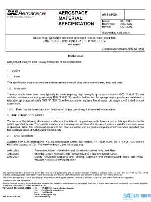 SAE AMS5542M PDF