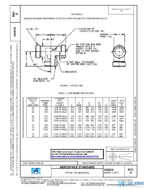 SAE AS4210D PDF SAE AS4210D PDF