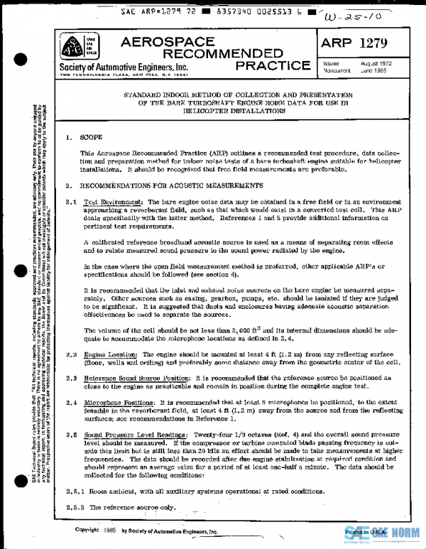SAE ARP1279 PDF
