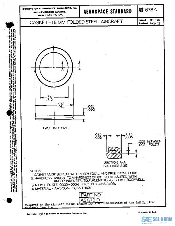 SAE AS678A PDF