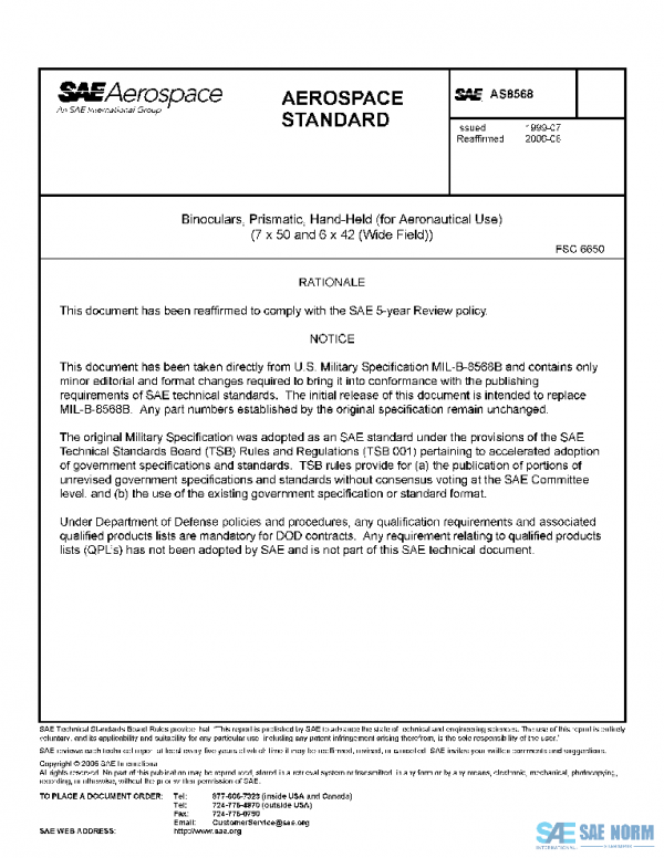 SAE AS8568 PDF