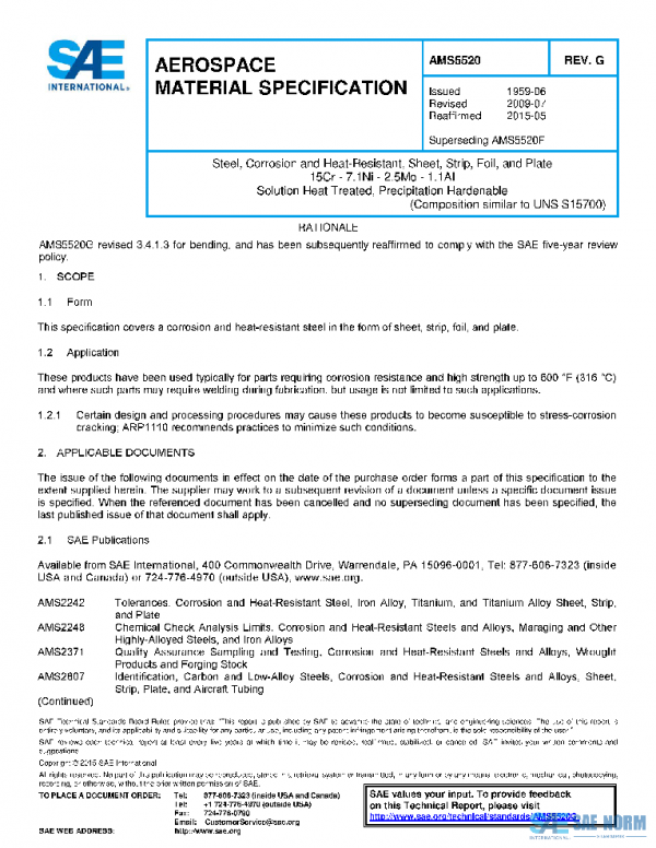 SAE AMS5520G PDF