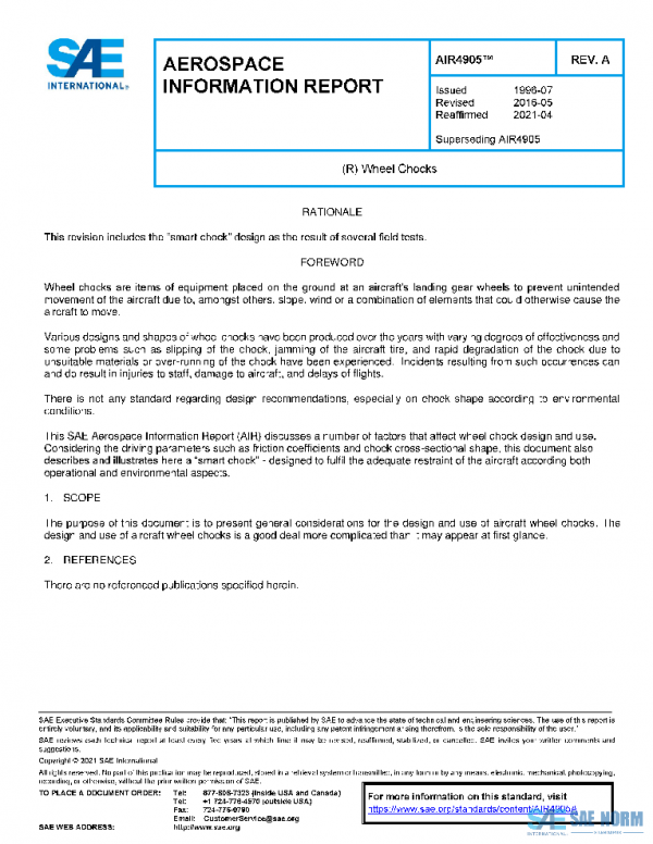 SAE AIR4905A PDF