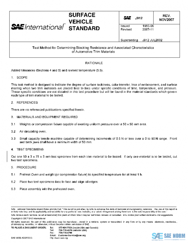 SAE J912_200711 PDF