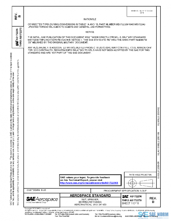 SAE AS172236B PDF