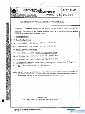 SAE ARP716B PDF