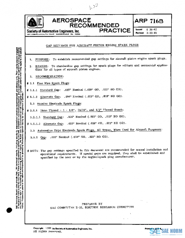 SAE ARP716B PDF