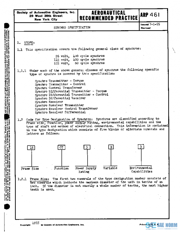SAE ARP461 PDF