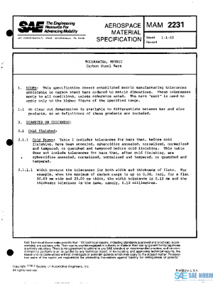 SAE MAM2231 PDF