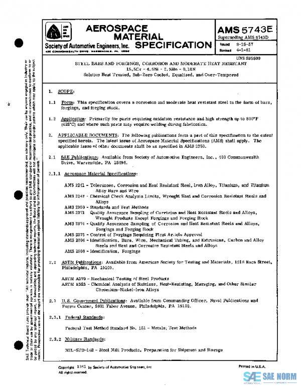 SAE AMS5743E PDF
