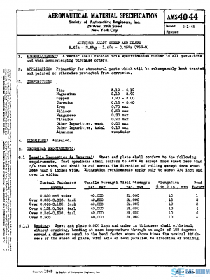 SAE AMS4044 PDF SAE AMS4044 PDF