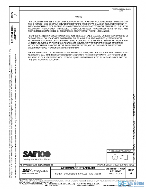 SAE AS116961A PDF