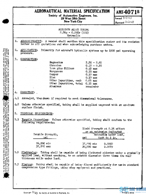 SAE AMS4071B PDF SAE AMS4071B PDF
