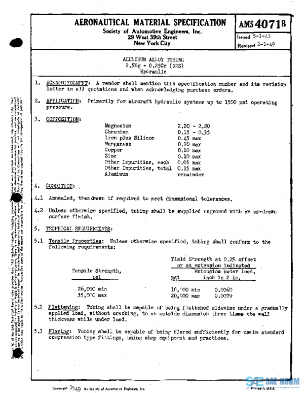SAE AMS4071B PDF SAE AMS4071B PDF