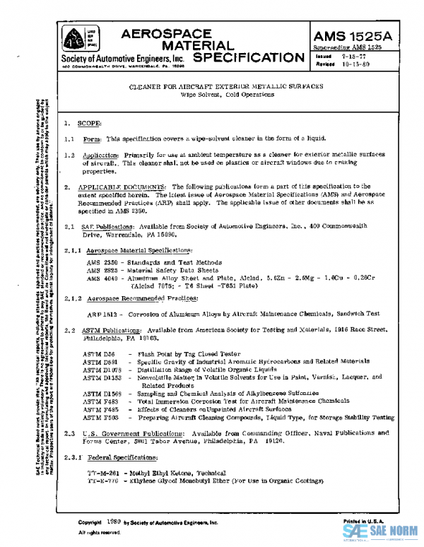 SAE AMS1525A PDF