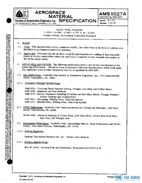 SAE AMS5027A PDF