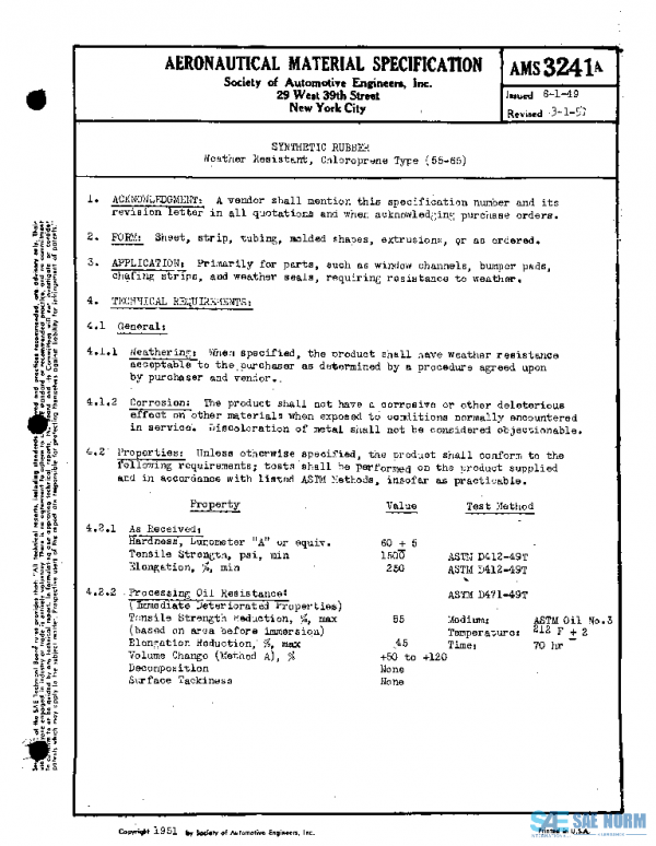 SAE AMS3241A PDF SAE AMS3241A PDF