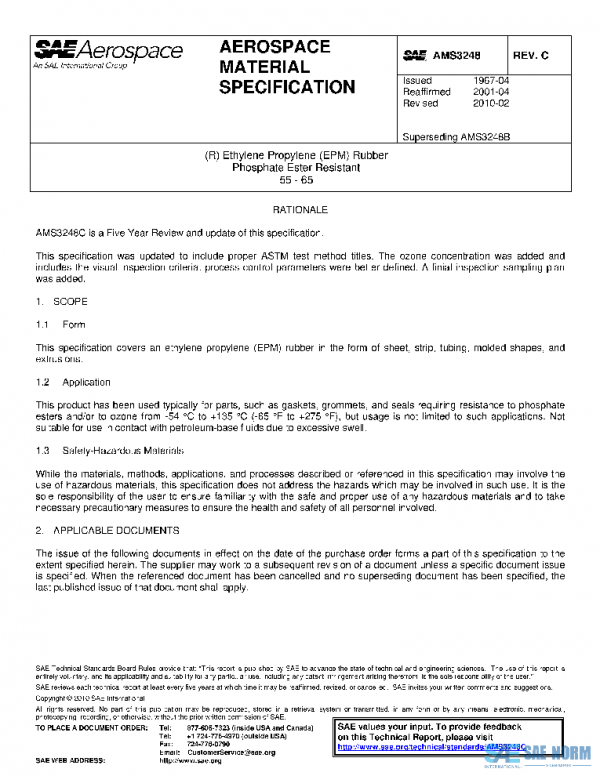 SAE AMS3248C PDF SAE AMS3248C PDF