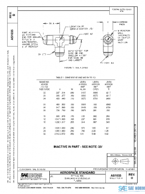 SAE AS1035D PDF