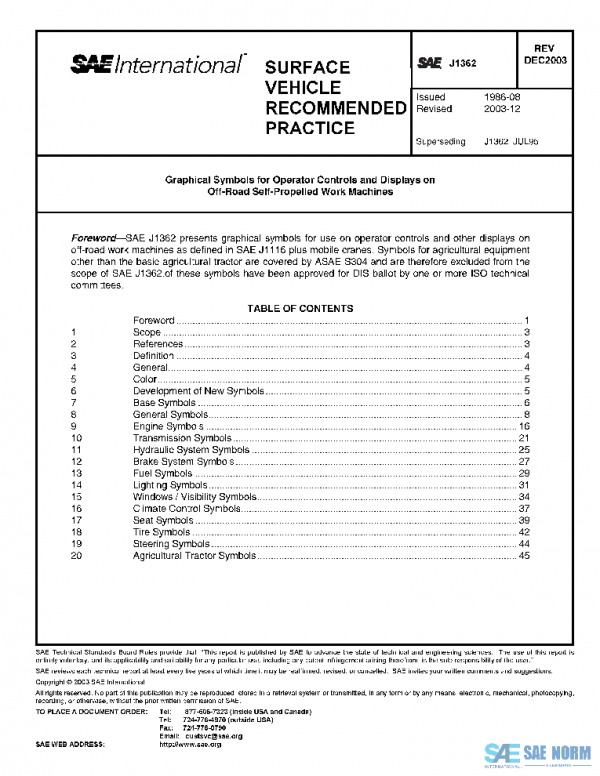 SAE J1362_200312 PDF SAE J1362_200312 PDF