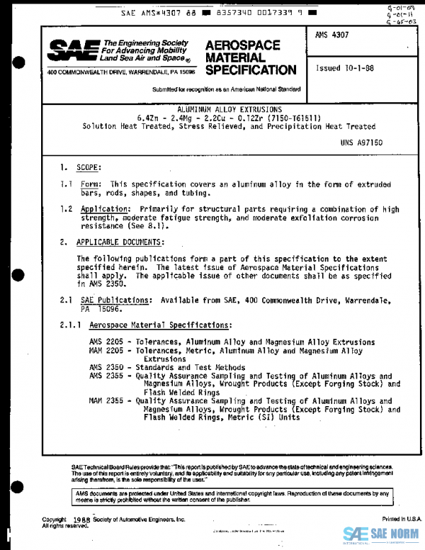 SAE AMS4307 PDF