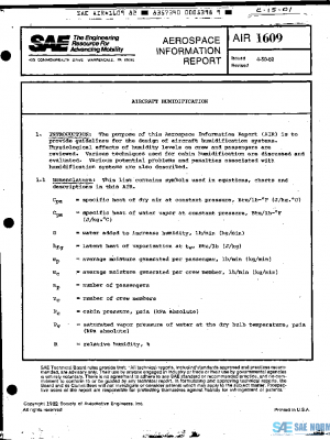 SAE AIR1609 PDF