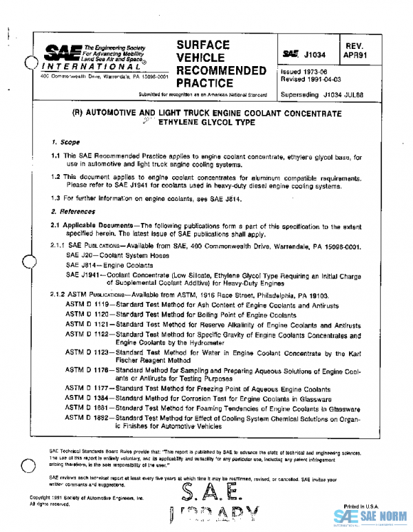 SAE J1034_199104 PDF