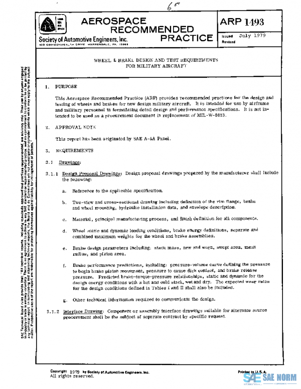 SAE ARP1493 PDF SAE ARP1493 PDF