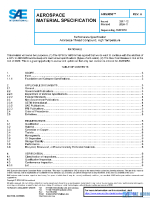SAE AMS3050A PDF