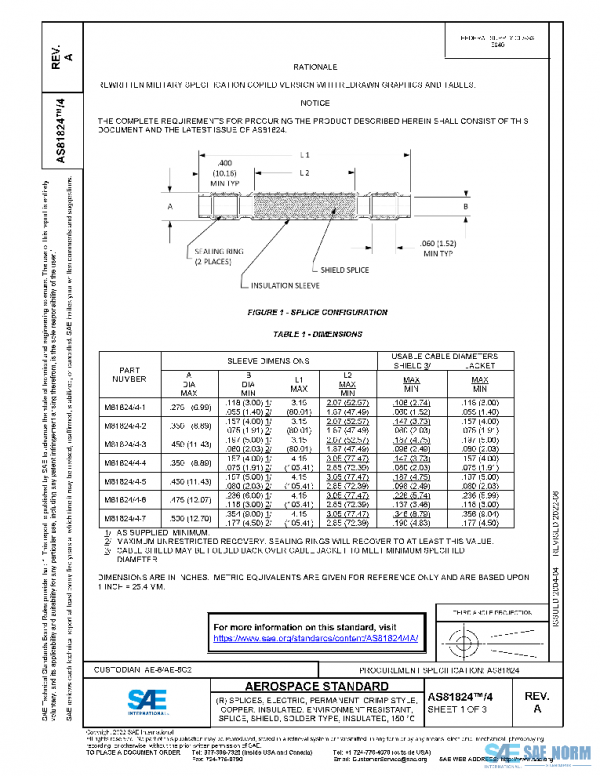 SAE AS81824/4A PDF SAE AS81824/4A PDF
