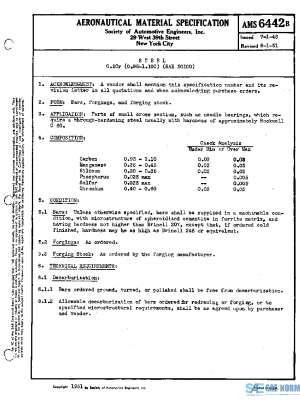 SAE AMS6442B PDF SAE AMS6442B PDF