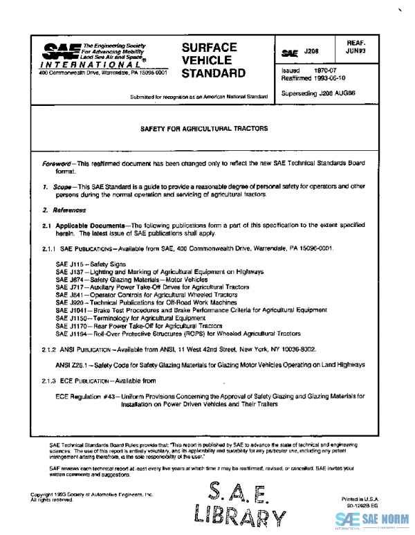 SAE J208_199306 PDF SAE J208_199306 PDF