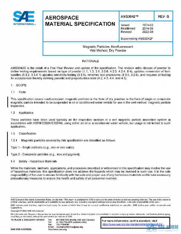 SAE AMS3042G PDF SAE AMS3042G PDF