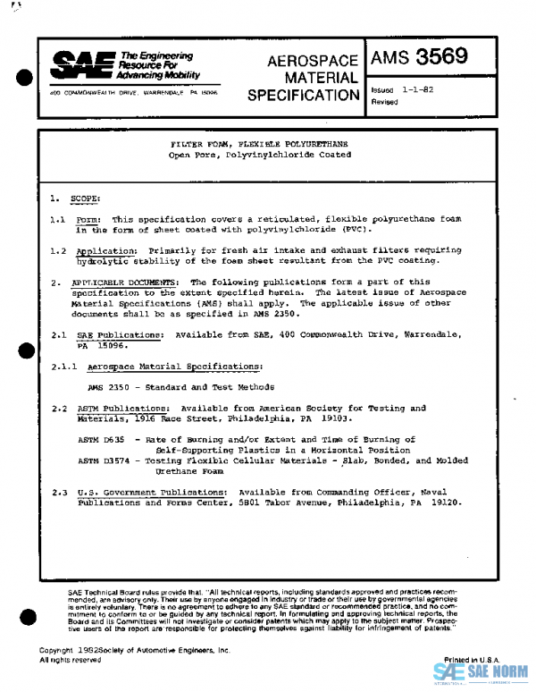 SAE AMS3569 PDF SAE AMS3569 PDF