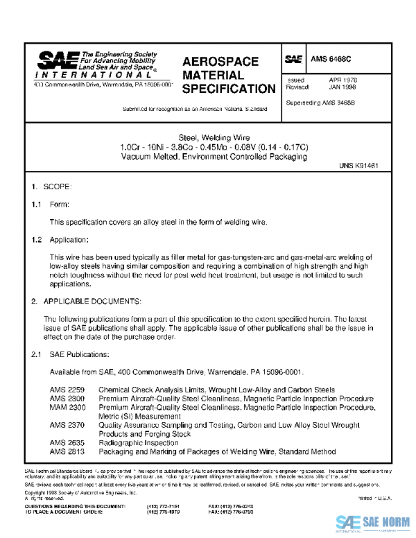 SAE AMS6468C PDF
