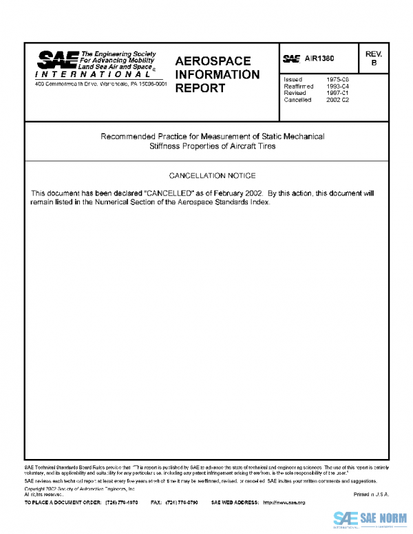 SAE AIR1380B PDF