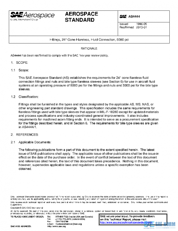SAE AS4444 PDF
