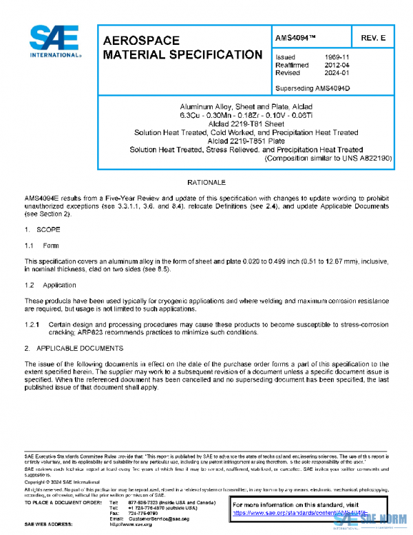 SAE AMS4094E PDF