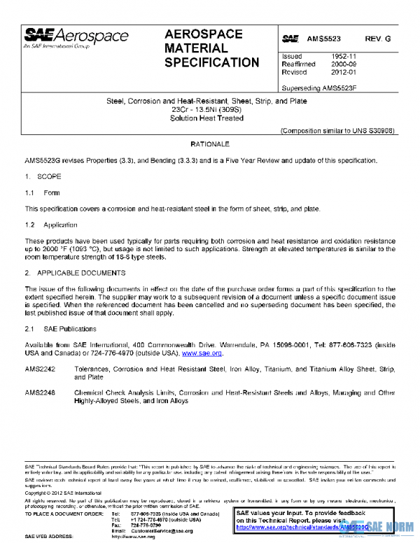 SAE AMS5523G PDF