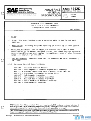 SAE AMS4442D PDF