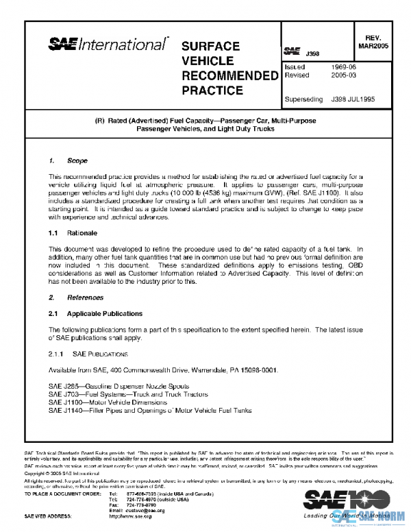SAE J398_200503 PDF