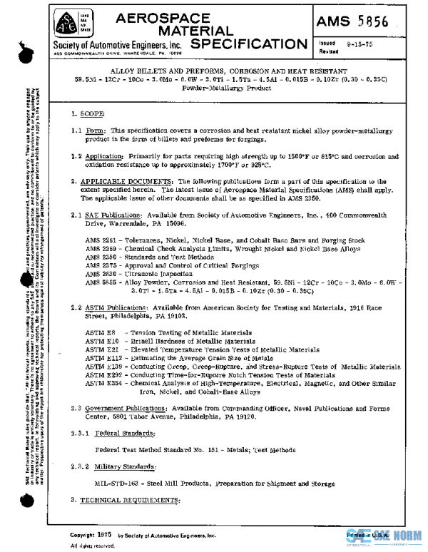 SAE AMS5856 PDF
