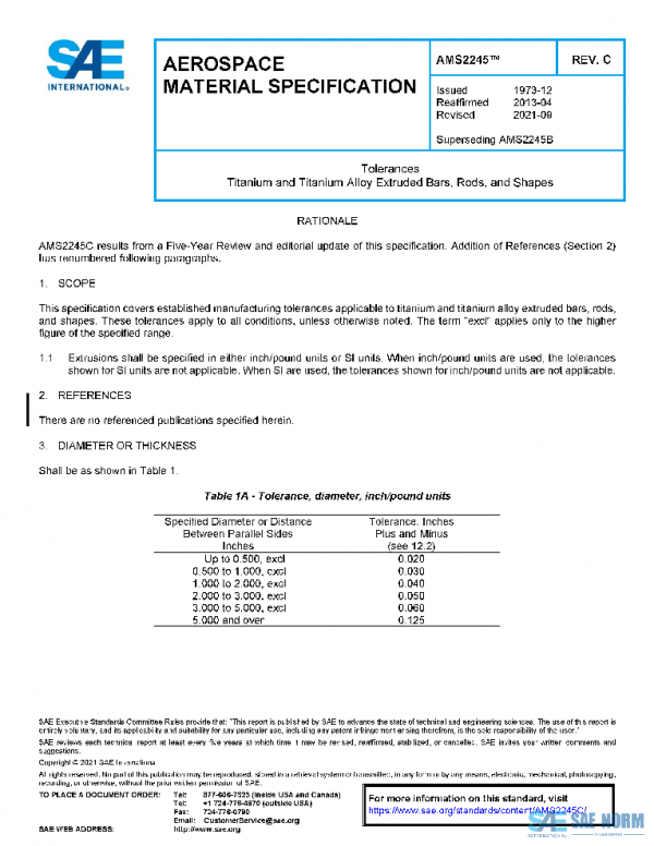 SAE AMS2245C PDF SAE AMS2245C PDF