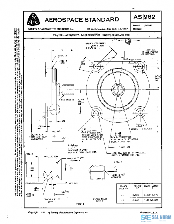 SAE AS962 PDF