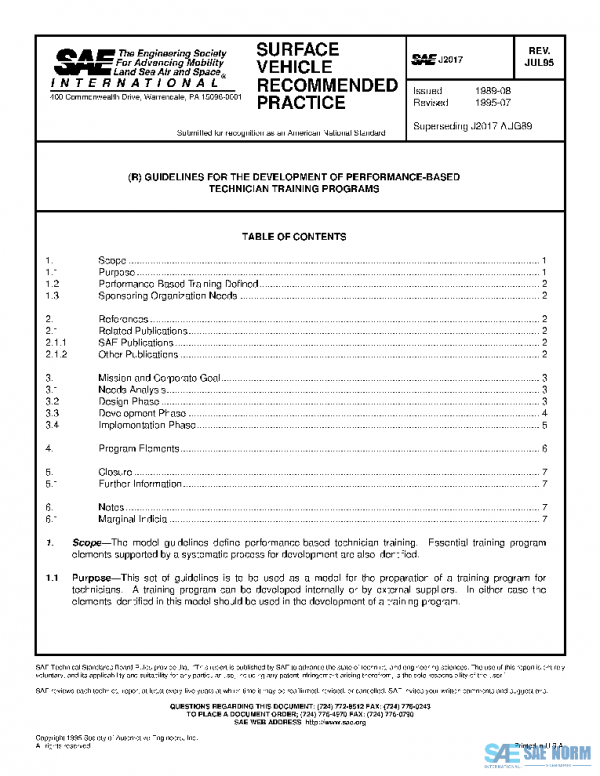 SAE J2017_199507 PDF