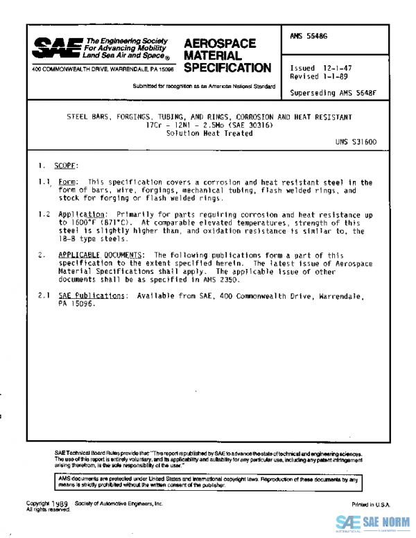 SAE AMS5648G PDF SAE AMS5648G PDF
