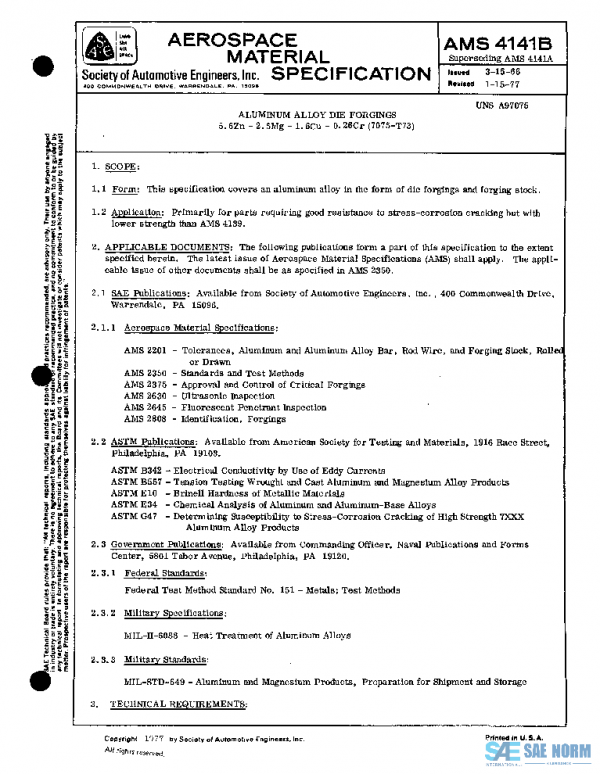 SAE AMS4141B PDF