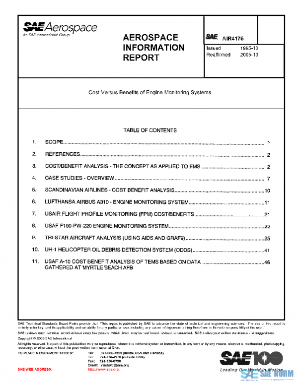 SAE AIR4176 PDF