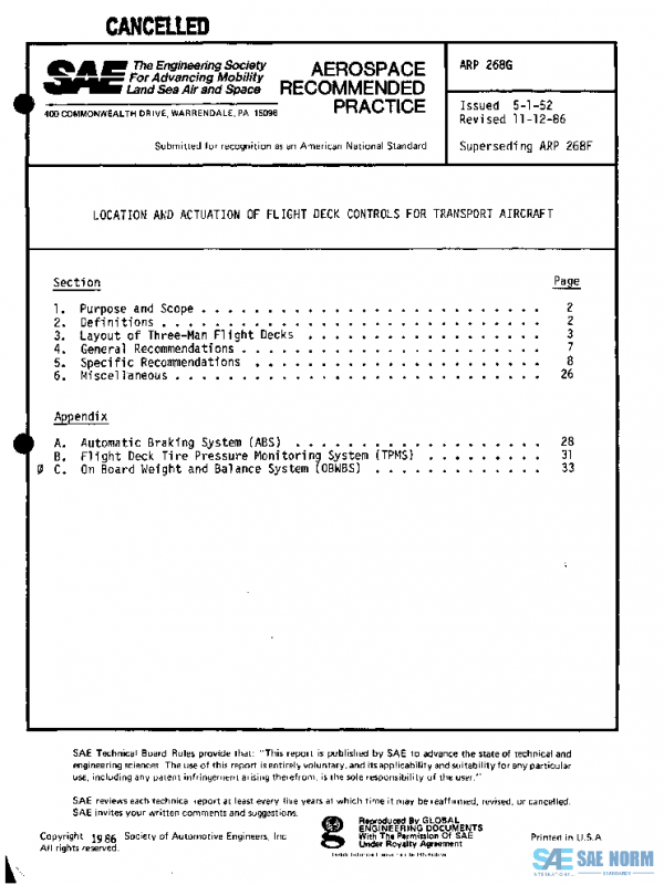 SAE ARP268G PDF