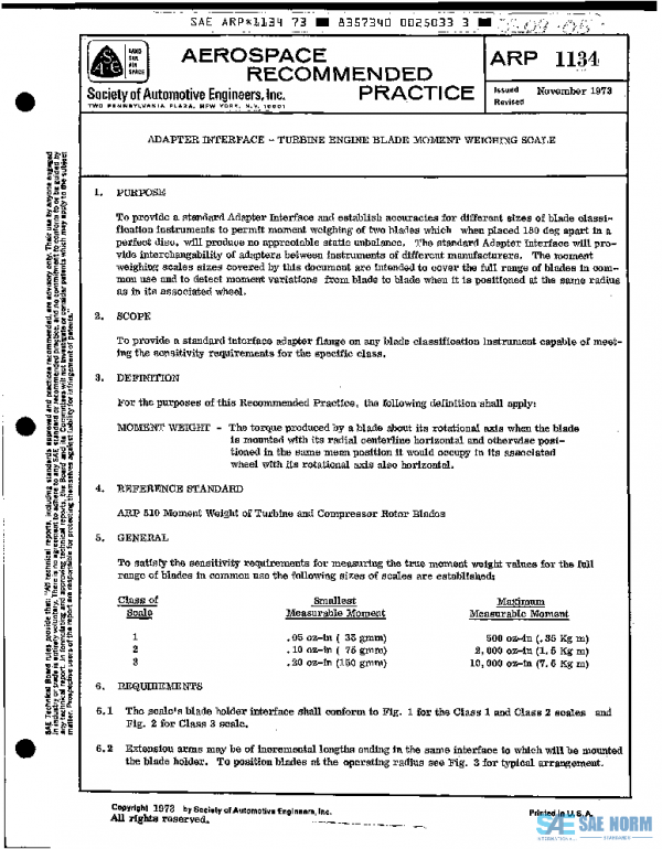 SAE ARP1134 PDF
